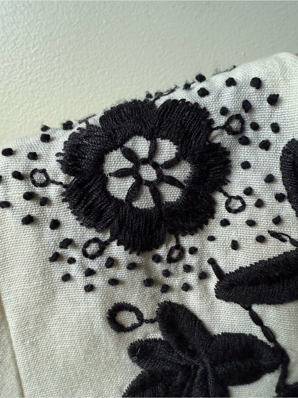 NWT SEA NEW YORK Manuela Embroidered Top Cropped Floral Boho Cotton Linen Folk S - Picture 4 of 6